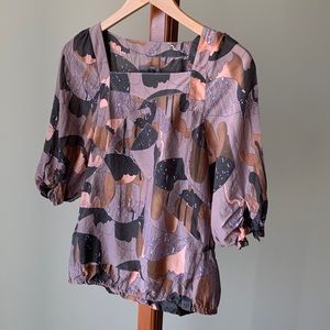 Numph Cotton & Silk Blouse Medium
